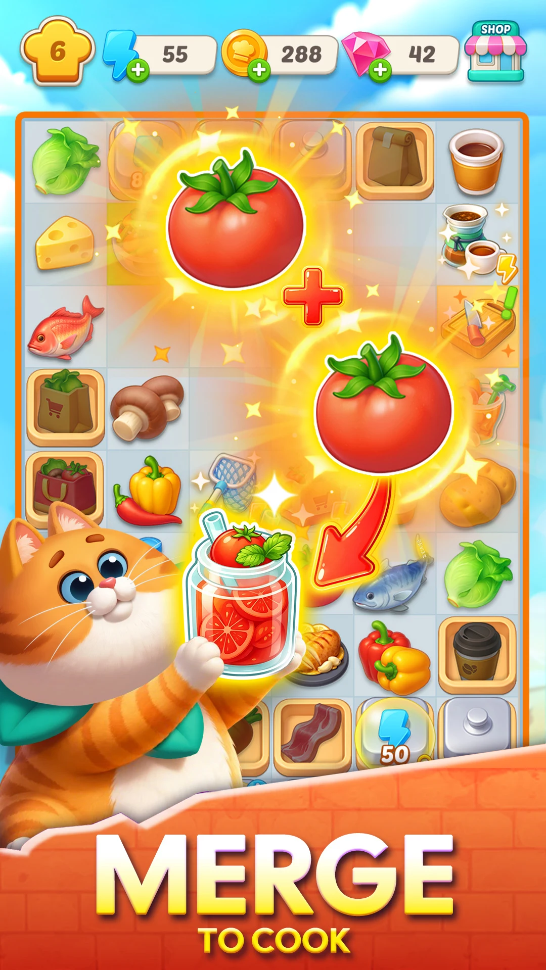 Yumtopia: Merge & Cook screenshot